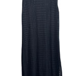 Black Knit Sleeveless Midi Dress Cover Up Beach Resort Casual size large Photo 0
