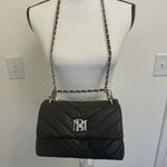 Badgley Mischka  Quilted Crossbody Convertible Purse Chain Strap Vegan Leather Photo 1