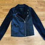 7 For All Mankind  , MALHIA KENT BLK MOTO‎ JACKET Small Photo 0