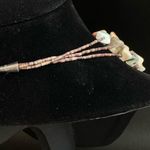 Vintage Native American Santo Domingo Multi Stone 3 Strand Necklace Photo 5