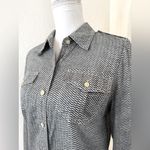 Tory Burch chevron print blouse. Size 6 Photo 1