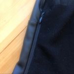 ZARA Mini Dress Black Faux Leather Spaghetti Strap Empire Waist V Neck Sz Small Photo 3