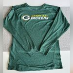 NFL Green Bay Packers Fitted Dri Fit Long Sleeve Tee Shirt Size Medium Photo 4