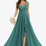 Amazon Peacock Bridesmaid Dress Photo 0