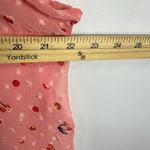 LC Lauren Conrad Lauren Conrad Top XXL‎ Pink Sheer Swiss Dot Flutter Sleeve Cherry Boho Romantic Photo 3