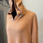 Como vintage  Tan hooded shirt large Photo 1