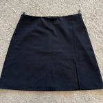 Aritzia Sunday Best Tatiana Skirt Black Mini High Rise Side Slit Size 2 VGUC Photo 0