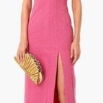 STAUD  Lollipop Pink Portrait Sleeveless Square Neck Slit‎ Maxi Dress Size 8 Photo 0