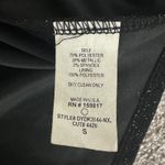 Altar'd State NWT  Mini Dress Womens S Black Sleeveless Sparkly Glitter Birthday Photo 4