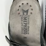 Mephisto Womens Helen Plus Sandal Size 36 US 6 Black Nubuck Leather Thong Slide Photo 6