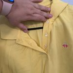 Brooks Brothers Vintage  346 Yellow Slim Fit Polo Shirt Women's Size Large Photo 4