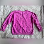 Barbie Hot Pink Acid Wash Embroidered Star Sweatshirt Size Large / L Photo 6