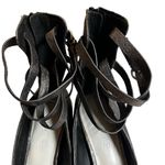 1. State  Metallic Pewter Chunky Block w/ Ankle Straps, Sz 8 Photo 10