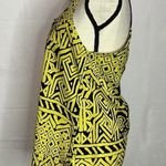 YA Los Angeles  Womens Yellow Black Scoop Neck Low Back Tank Top Sz M Photo 7