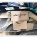 Jaclyn Smith Swimwear Sz 6 Adorable Tankini Top Blue Tropical Print Photo 5