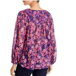 BeachLunchLounge NWT Penelope Printed Top In Royal Passion Photo 1