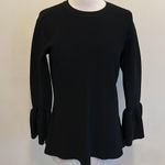 Rachel Parcell  Black Bell Sleeve Top Photo 0