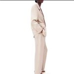 ZARA NEW Women's Size Beige One-Buttoned Long Sleeve Oversized Blazer Jacket Tan Photo 5