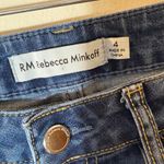 Rebecca Minkoff  Blue Wash Cropped Wide Leg Jeans Size 4 Photo 4