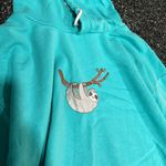 Giant Sloth Oversized Hoodie Giant Hoodies OS Teal Size undefined Photo 1