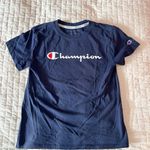 Champion Navy Blue Logo T-Shirt Size XS Photo 0