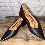 Sam Edelman Pearson Black Leather Pointed Flats Photo 8