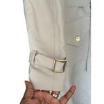 Donnybrook Beige Trench Coat Button Closure Belted Waist Vintage Classic 8 READ Photo 3