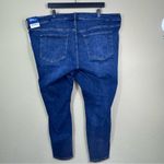 Old Navy NEW Plus Size Rockstar Super Skinny Mid Rise Jeans 26 Dark Wash Stretch Photo 1