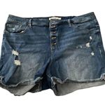 Torrid High Rise Mid Short - Vintage Stretch Medium Wash Women’s 26 Blue GUC. Photo 1