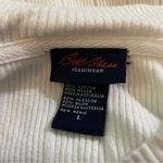 Bill Blass Vintage Y2K  Jeanswear Ribbed V-Neck Sweater Off White L Photo 2