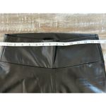 Black Pleather Leggings Sz Lg Photo 2
