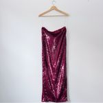 House Of CB NEW  Alexis Pink Sequin Maxi Skirt Photo 3