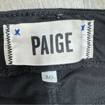 Paige Verdugo Ultra Skinny Velvet Micro Corduroy Jeans Overdye Black 30 Photo 8