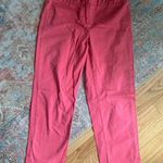 Vineyard Vines Shep & Ian Casual Cropped Pants Capris Cotton Chinos Pink Size 0 Photo 0