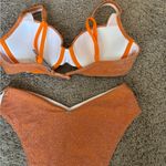 PINK - Victoria's Secret NWT!! Orange Glitter Bikini Set Photo 5