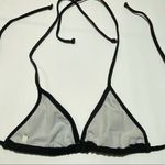 Designer Triangle Bikini Top Black Photo 4