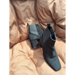 Sergio Rossi Women's Black Suede Ankle Boots Size 9 Elegant Designer Booties Photo 2