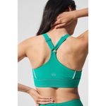 Alo Yoga Airlift Suit Up Bra Spruce Green/White S Photo 2