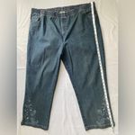Erika  Denim Elastic Waist‎ Embroidery Women’s Pants
Size XL Photo 3
