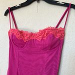 House Of CB  'Aiza' Raspberry Lace Trimmed Maxi‎ Dress NWOT size XS Photo 4