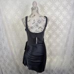 Cinq a Sept Waverly Silk Gathered Bow Accent Mini Gray Dress Size 6 NWT Photo 3