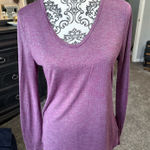 Faded Glory  size medium purple v neck top Photo 0