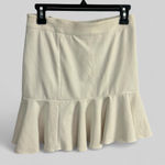 Veronica Beard  white ruffle peplum tennis skirts light academia size 2 preppy Photo 0