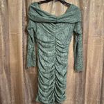 Lila Rose Lily Rose Sage Green Lace Long Sleeve Off The Shoulder Bodycon Dress XL NWT Photo 1