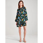  NEW YORK KATE SPADE Floral
Garden Tulip Dress In Black LARGE Photo 12