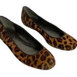 Calvin Klein Jeans Women Leopard Print Calf Hair Ballet Flats Shoes EU 38 US 8 Photo 0