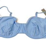 J.Crew  | Light Blue Balconette Underwire Bikini Top 40D Photo 0