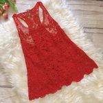 LC Lauren Conrad  Relax Fit Lace Top Size Medium Photo 0