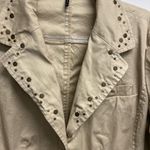 Daisy Fuentes  Studded Beige Blazer Photo 3
