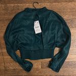 ZARA Emerald Green Silky Blouse! Photo 2